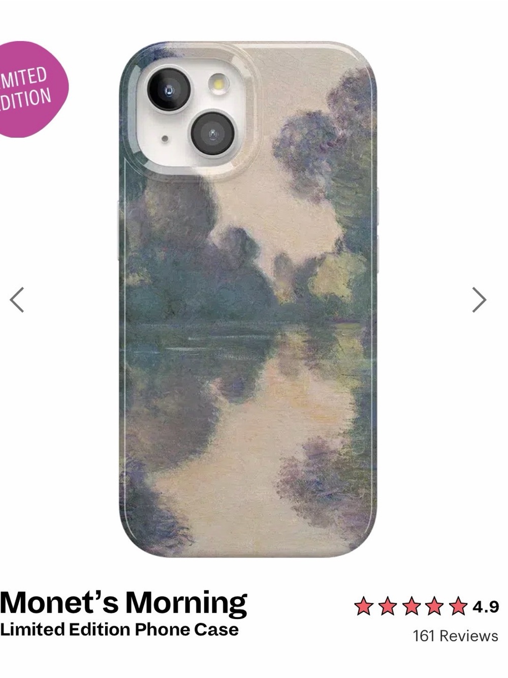 Apple iPhone 15 Case Monet’s Morning by Casely